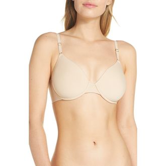 Natori Zone Full Fit Smoothing Contour Underwire Bra in Cosmetic at Nordstrom, Size 32H