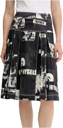 Desigual Mujer, Faldas, Negro, Talla: M