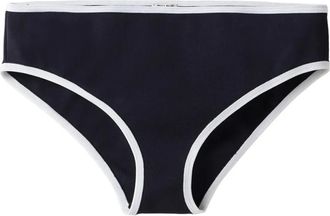 Miu Miu Slip bikini in tessuto tecnico - Blu