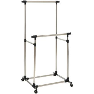 AC-D&eacute;co Perchero Doble Venus De Acero Inoxidable - 5five