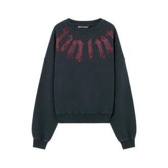 Palm Angels Sweatshirts, male, Black, Size: 2XL Sweatshirt