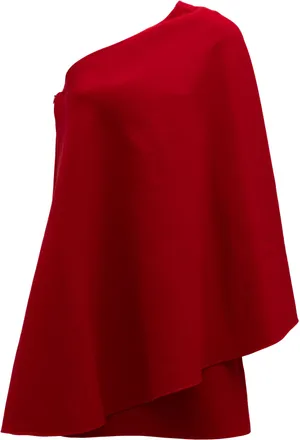 Valentino Garavani Deep Red Short Cocktail Womens Dress