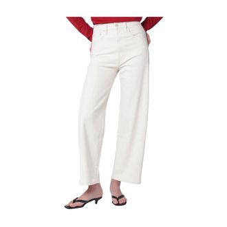 Mother Straight Trousers, female, Beige, Size: W29 Half Pipe Ankle Jeans