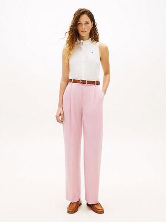 Tommy Hilfiger Timeless Pleated Relaxed Straight Leg Trousers