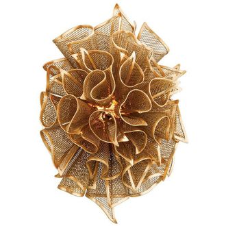 Hudson Valley Lighting Pulse 1 Light Wall Sconce Gold Leaf, 2700K