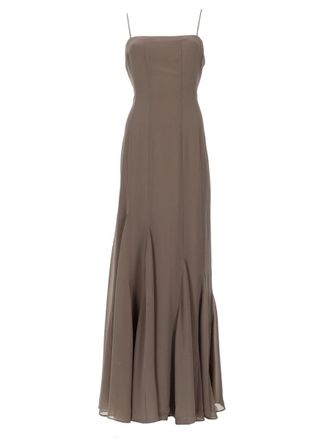 Rotate Flowing Spaghetti Straps Chiffon Dress