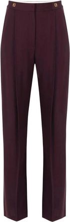 Elisabetta Franchi Mujer, Pantalones, Rojo, Talla: M
