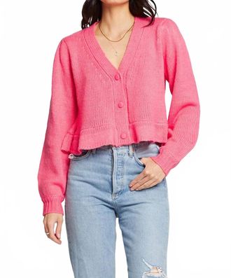 Saltwater Luxe Lyle Cardigan In Pink