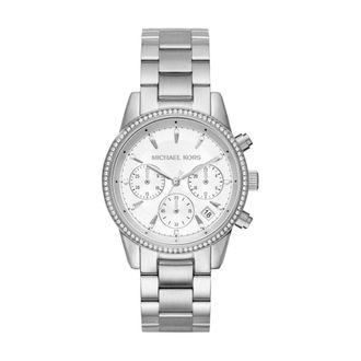 Michael Kors Accessoires, Dames, Grijs, ONE Size, Mk 6428 Horloge