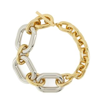 Paco Rabanne Necklaces, female, Yellow, Size: ONE SIZE Chunky Link Necklace