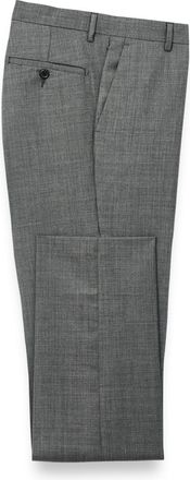 Paul Fredrick Wool Sharkskin Flat Front Pants