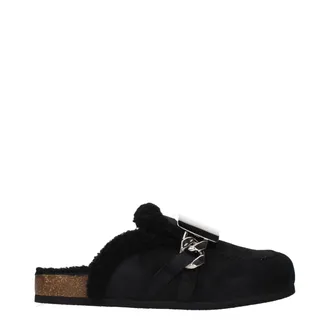 J.W.Anderson Black Leather Mens Slippers