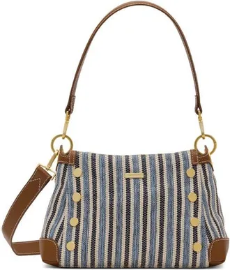 Hammitt Medium Bryant Shoulder Bag in Cabana Blue/brushed Gold at Nordstrom