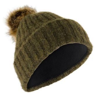 P.A.C. Jona Pompom Beanie M&uuml;tze f&uuml;r Damen | oliv