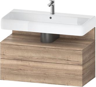 Duravit Qatego Mueble Bajo Lavabo, 1 Extra&iacute;ble Y 1 Caj&oacute;n, - Duravit