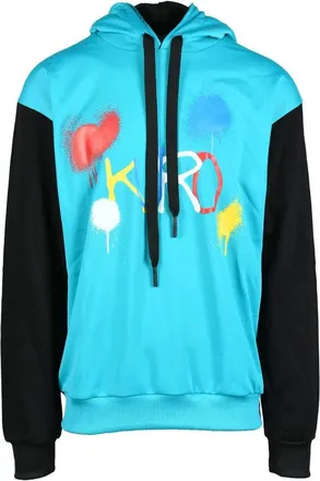 Takeshy Kurosawa Turquoise Cotton Sweatshirt