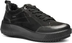 Ara Delphi Gore-Tex Waterproof Lace-Up Sneaker in Black at Nordstrom Rack, Size 10.5