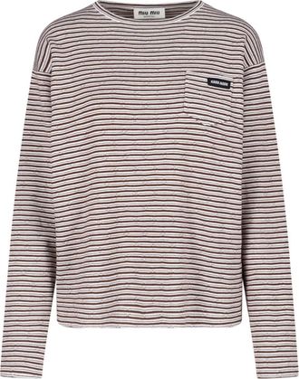 Miu Miu Maglia A Righe