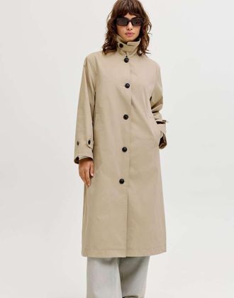 Jack & Jones Cappotto in twill-Verde