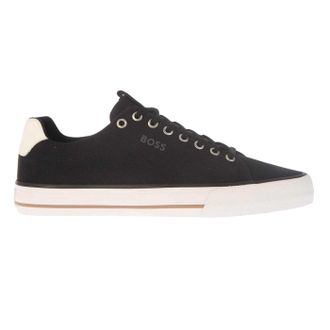 HUGO BOSS Heren Aiden Canvas Trainers (Zwart)