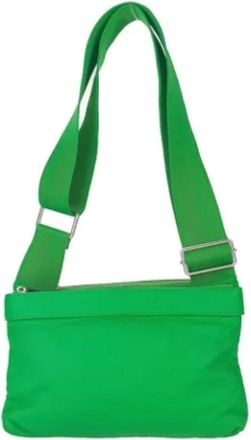 Bottega Veneta Tweedehands leren schoudertassen - Dames - Vintage Schoudertas - Groen - ONE Size - Leer - Vintage