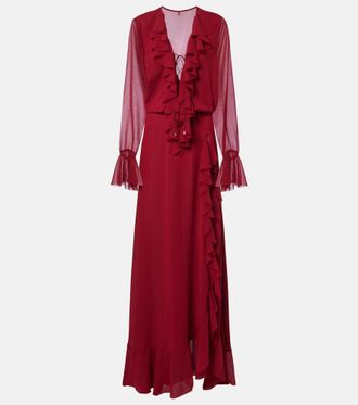 Bananhot Bellen ruffled maxi dress