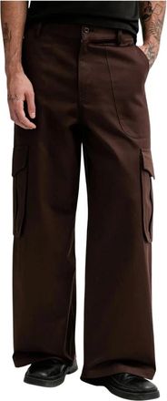 Kenzo Heren, Broeken, Bruin, Maat: XS