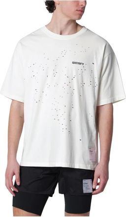 SATISFY Moth Tech T-Shirt - Sport - Hombre - Beige - XL