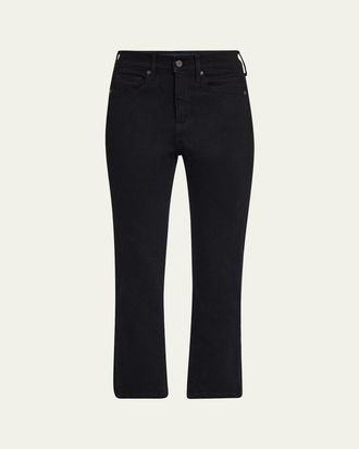 Veronica Beard Carly Kick-Flare Crop Jeans
