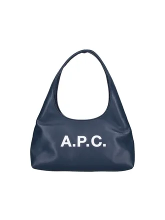 A.P.C. Blue Fabric Ninon Baby Tote Bag