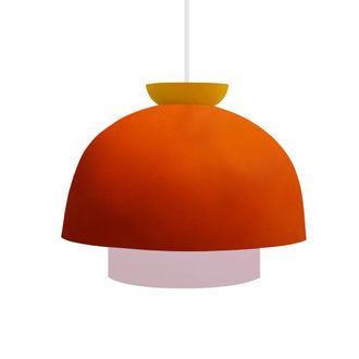 Tosel Suspensi&oacute;n metal Alt.110cm oro viejo ;Pantalla: naranja