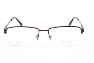 Emozioni EM4405 Metal Oval Eyeglasses - Burgundy