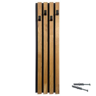 OEM Perchero De Madera Con Listones De 98 Cm, M&oacute;dulo De 24 Cm