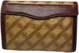 Balenciaga Pre-owned Clutches, female, Brown, Size: ONE SIZE Pre-owned Vintage Clutch