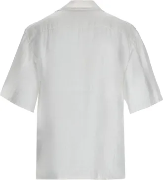 120% Lino 100% Linen Shirt - White