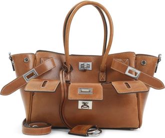 Balenciaga Bel Air Carry Handtas - Dames - Shoppers - Bruin - ONE Size - Leer - Tassen