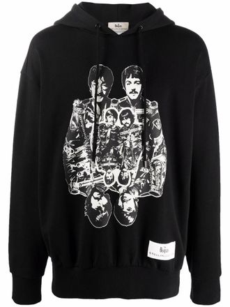 Stella McCartney x The Beatles printed hoodie - unisex - Cotton - M - Black