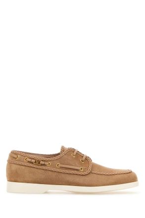 Valentino Garavani Skin Pink Suede Loafers
