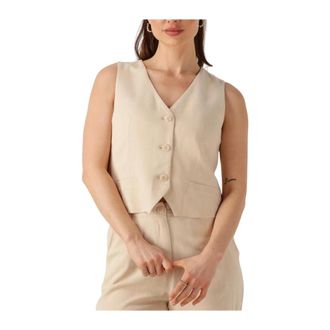 Ydence Ydence, Dames, Jassen, Beige, Maat: 2XL