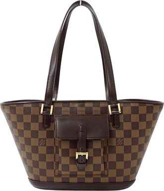 Louis Vuitton Damier Canvas Ebene Damier Canvas Shoulder Bag Tote Bag (Pre-Owned)