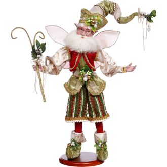 Mark Roberts Mistletoe Fairy on Base in Red at Nordstrom