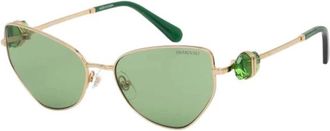 Swarovski Occhiali da sole Lucent Cat-eye - - Accessories - unisex - Verde - ONE SIZE