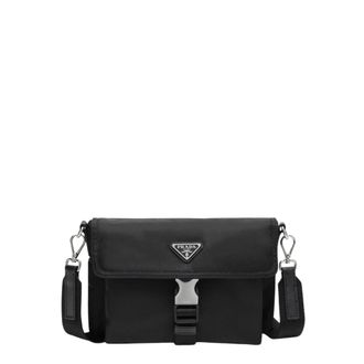 Prada Schoudertas - Heren - Schoudertassen - Zwart - ONE Size - Tassen