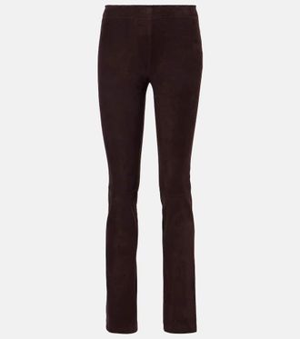 Stouls Pantaloni flared JP Long in suede