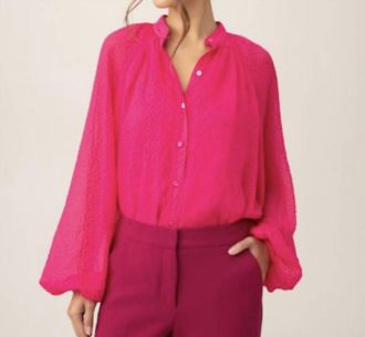 Trina Turk Strong Top In Fuschia