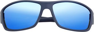 Breed Mens Blue Wrap Sunglasses BSG060BL