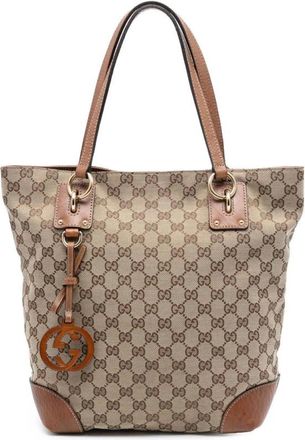 Gucci Pre-owned Tote Bags, female, Brown, Size: ONE SIZE Pre-owned Tote Bag