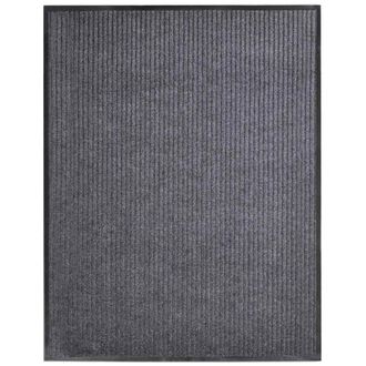 vidaXL Felpudo De Pvc Gris 117x220 Cm Vidaxl