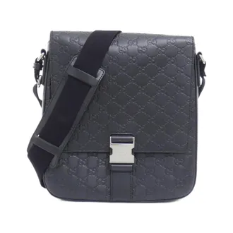 Gucci Black Leather Shoulder Bag (Pre-Owned)