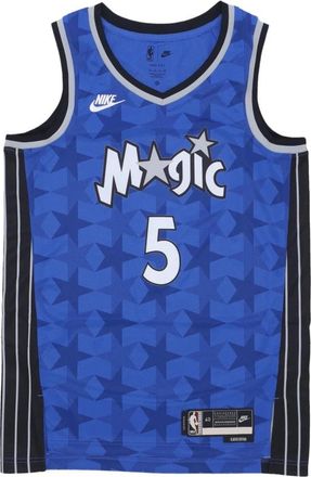 Nike Basketbal Tank Top Hardwood Classics Swingman Jersey - Heren - Fitness - Blauw - XS - Polyester - Fitness